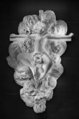 crucifix · 2012 · plaster · metal · 80 x 45 x 10 cm · photo: axel schneider